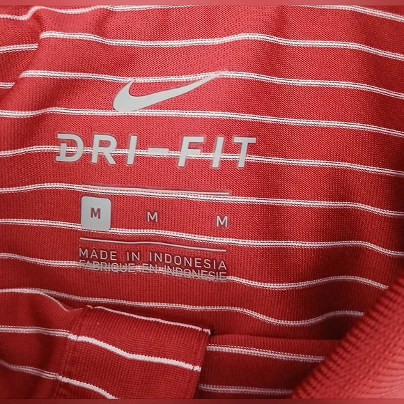 NEW Nike Alabama Crimson Tide Mens DriFIT Victory Stripe Short Sleeve Polo's - Picture 13 of 16